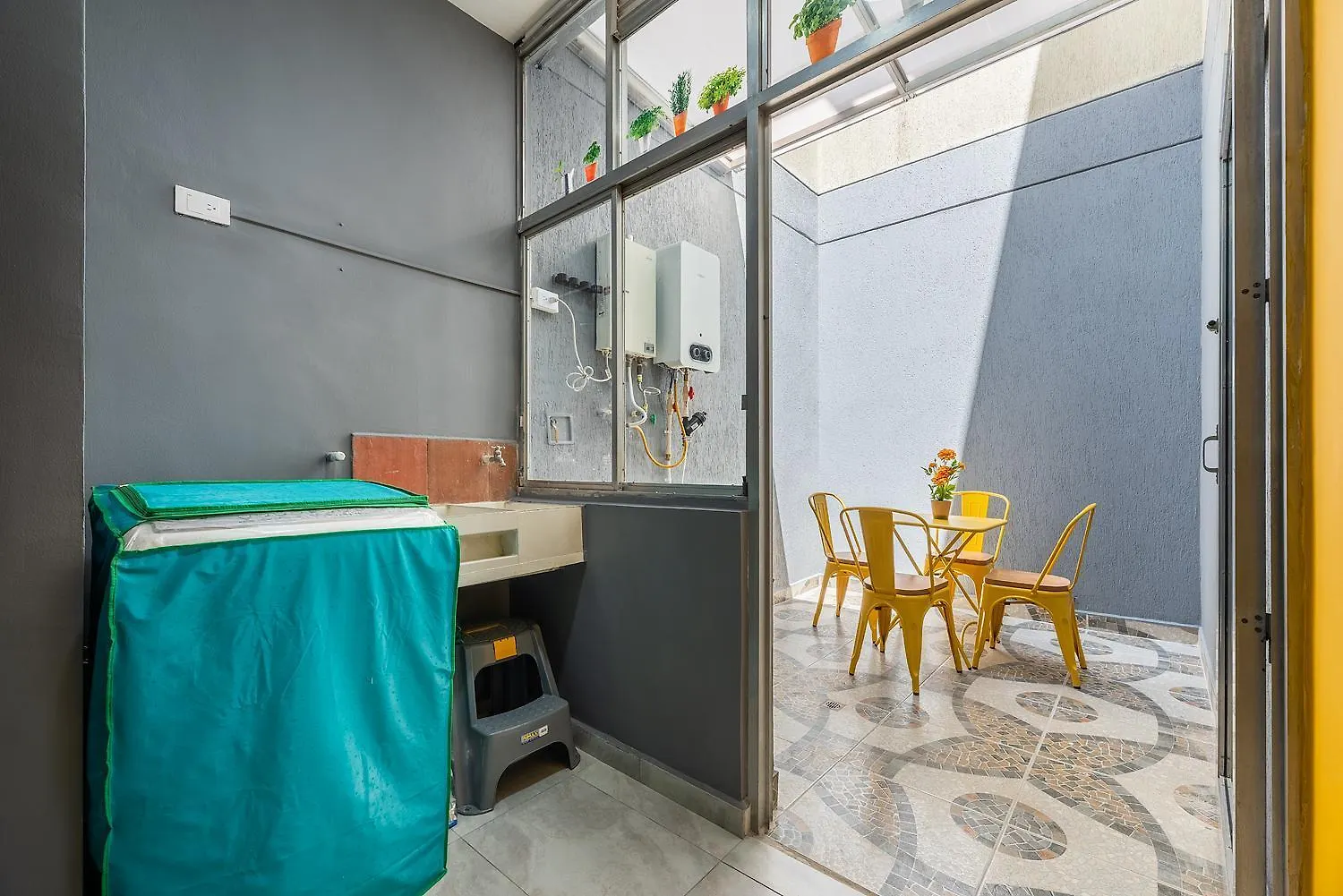 Patio Garden Jacuzzi Ac Provenza Apartment Medellin